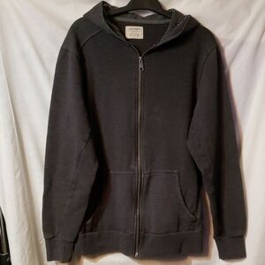 Jockey Men's Charcoal Gray Full-Zip Hoodie Sweater